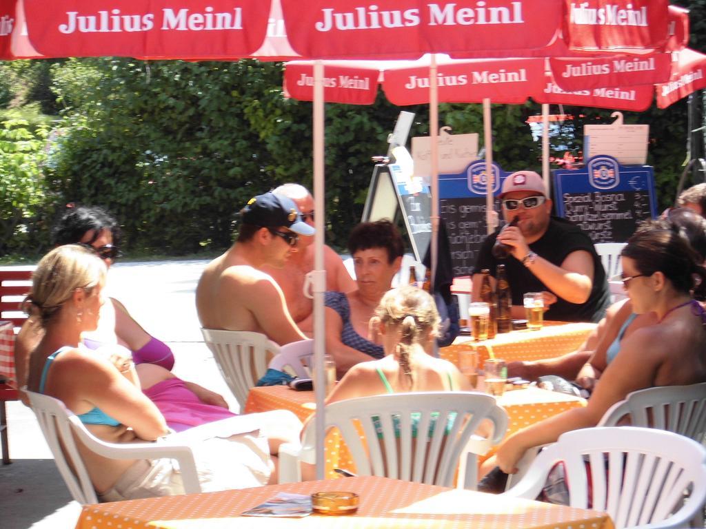 Ferienpension Garni Hubert Rigelnik Sankt Kanzian am Klopeiner See Exterior photo